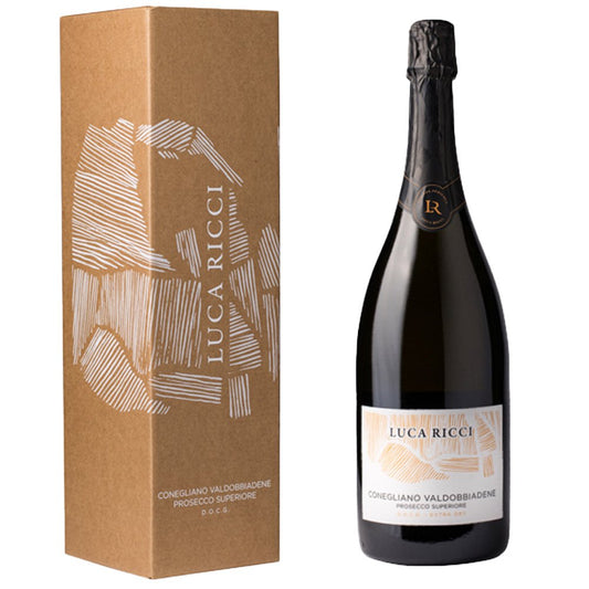 Conegliano Valdobbiadene Prosecco Superiore DOCG Extra Dry Magnum - Luca Ricci (astuccio)