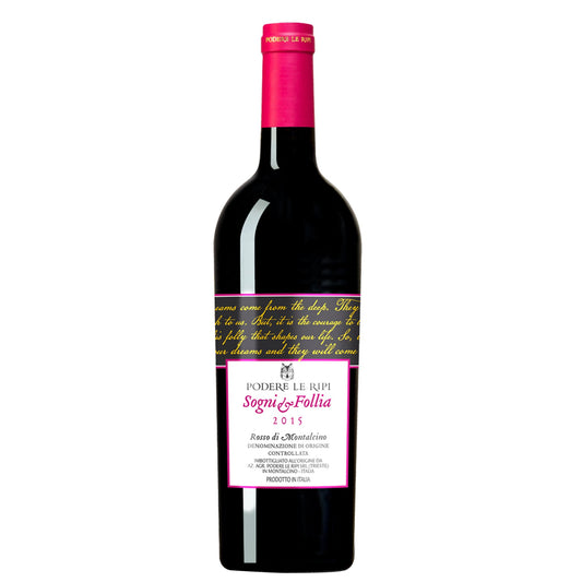 Rosso di Montalcino DOC "Sogni e Follia" 2020 - Podere Le Ripi