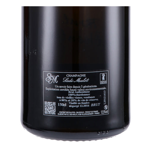 Champagne Brut Blanc de Blancs 1er Cru "Cretes" Magnum - Sadi Malot