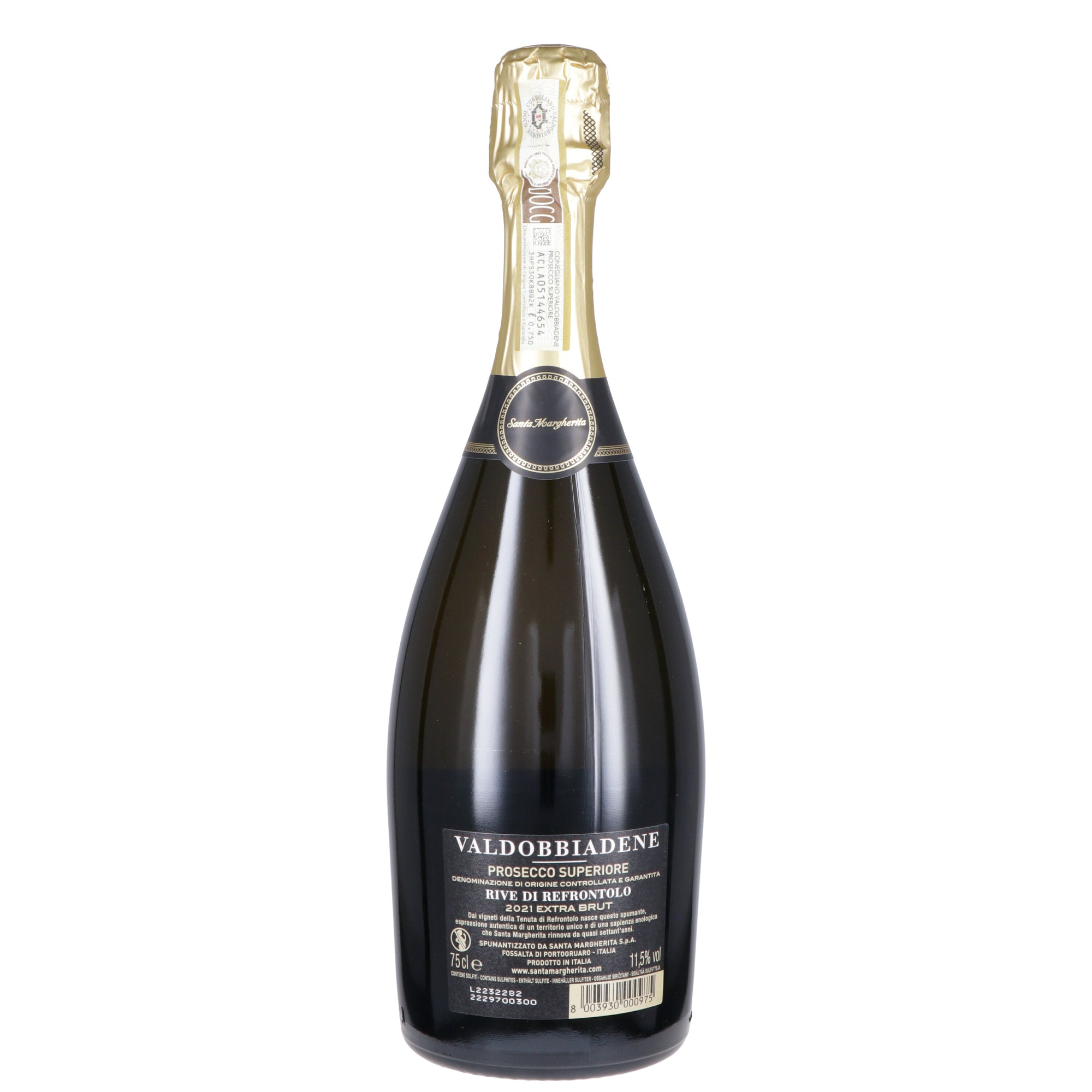 Valdobbiadene Prosecco Superiore Rive di Refrontolo Extra Brut DOCG 2024 - Santa Margherita
