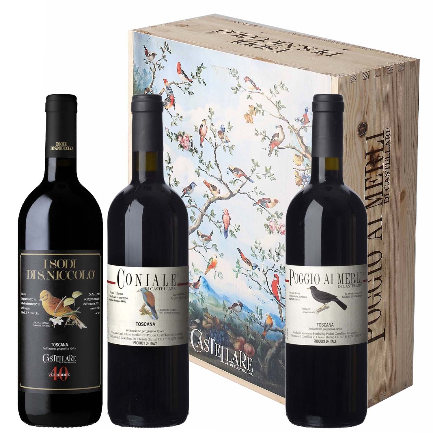 Grandi Cru Castellare - Castellare di Castellina (cassetta di legno - 3 bottiglie)