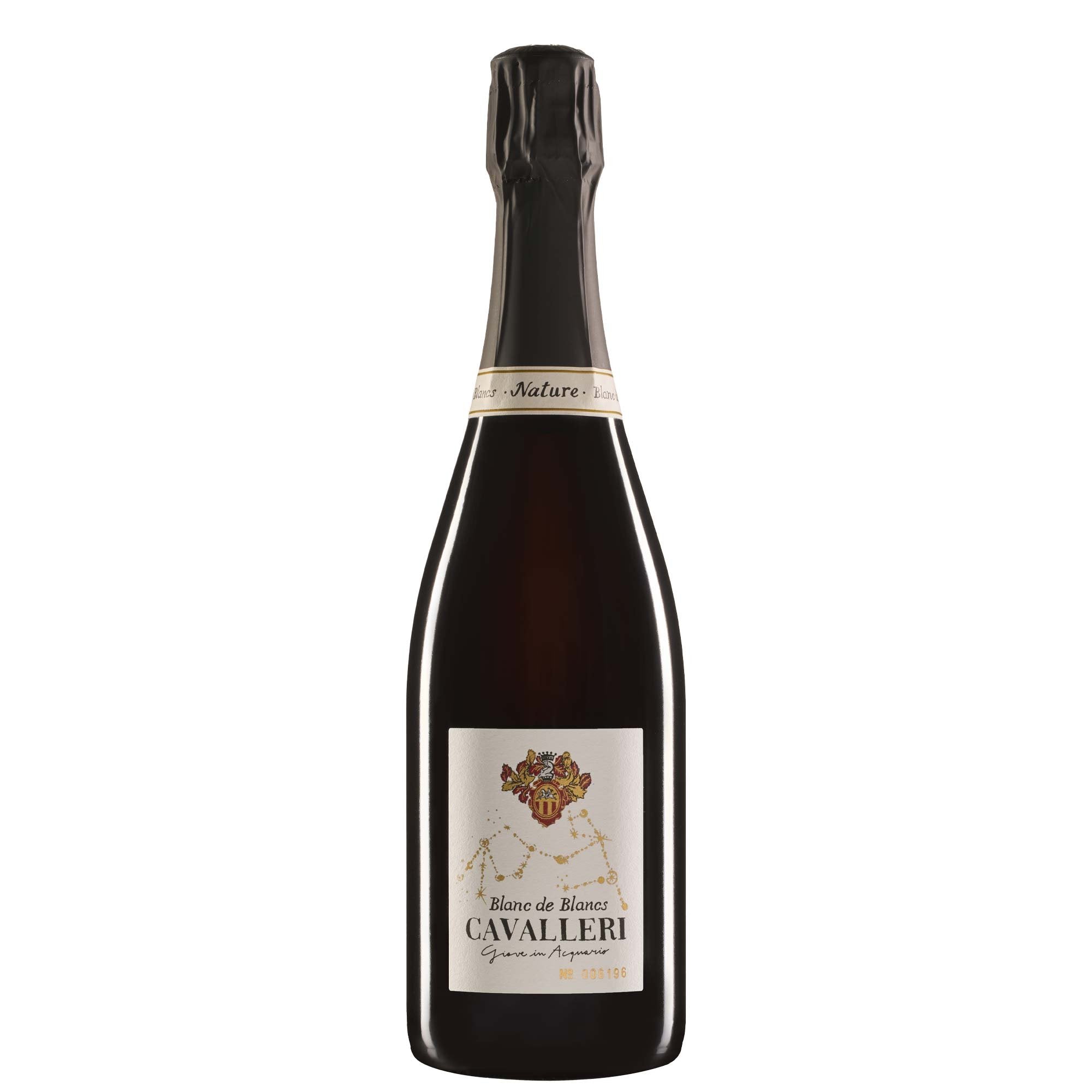 Vino Spumante di Qualità Metodo Classico Blanc de Blancs Nature "Giove in Acquario" Magnum - Cavalleri (astuccio)