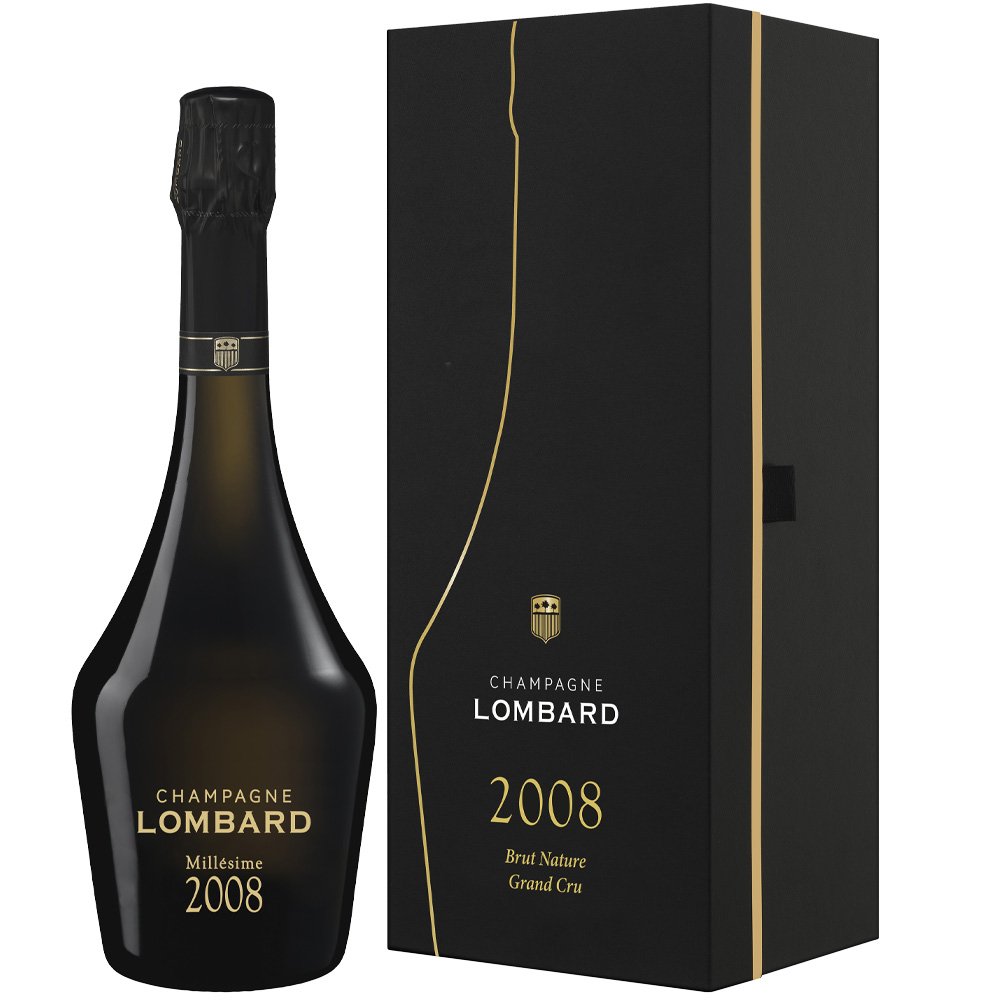 Champagne Brut Nature Millésimé 2008 - Lombard (astuccio)