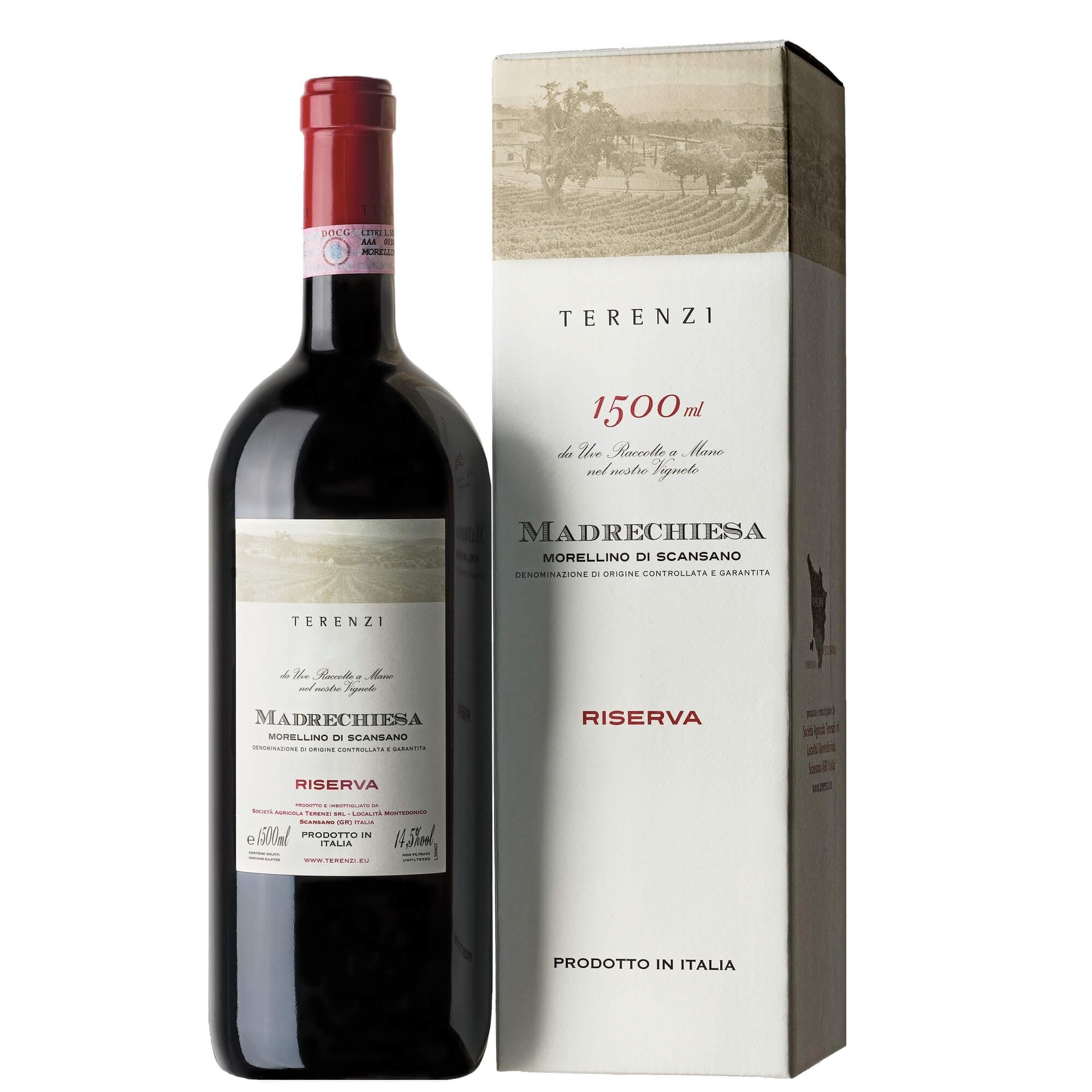 Morellino di Scansano Riserva DOCG "Madrechiesa" 2021 Magnum - Terenzi (astuccio)