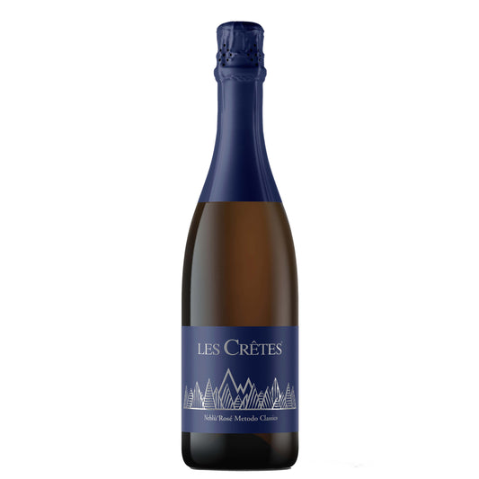 Spumante Brut Rosé Metodo Classico “Neblù” - Les Crêtes