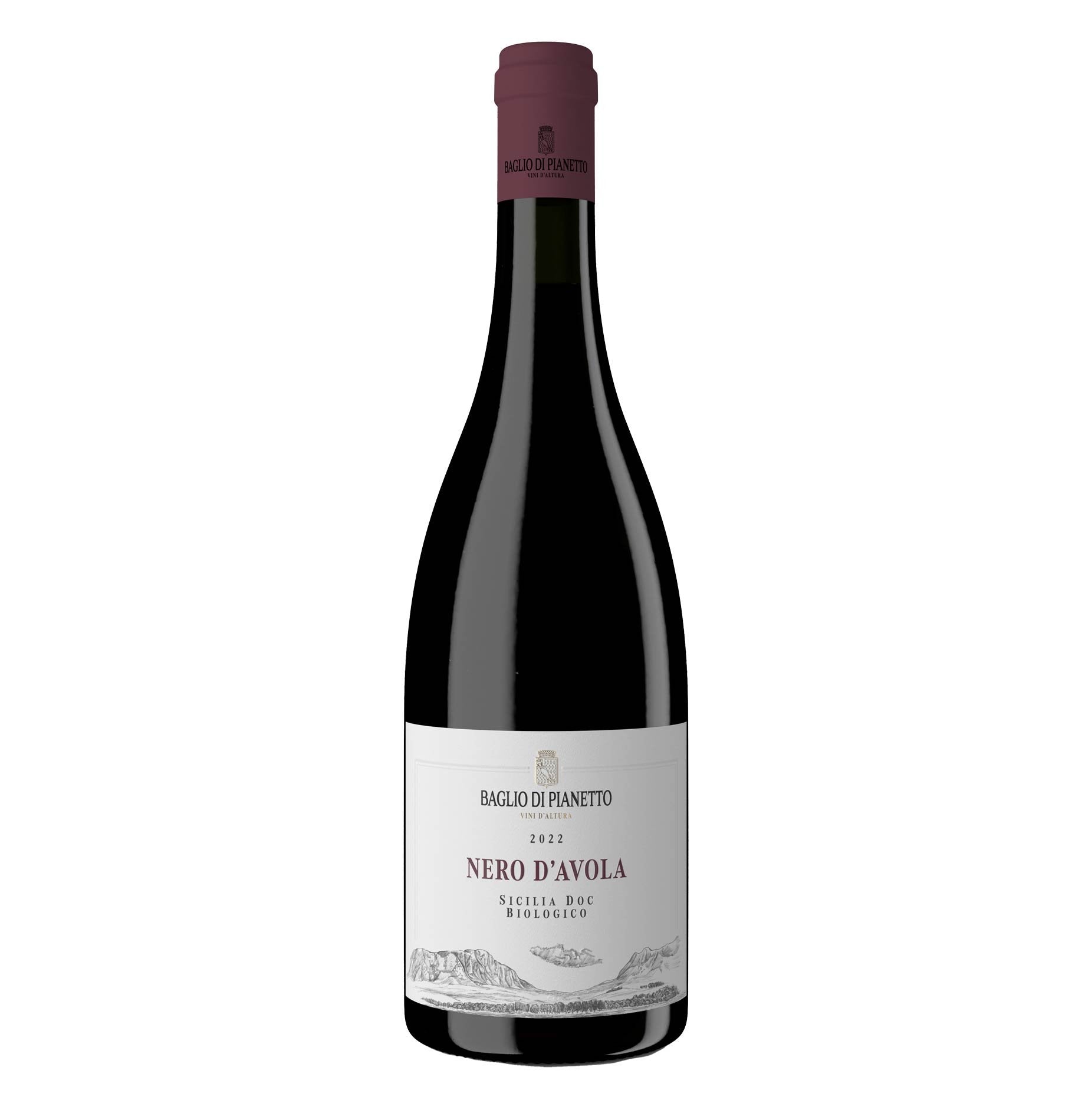 Sicilia Rosso DOC "Nero d'Avola in Purezza" 2024 - Baglio di Pianetto