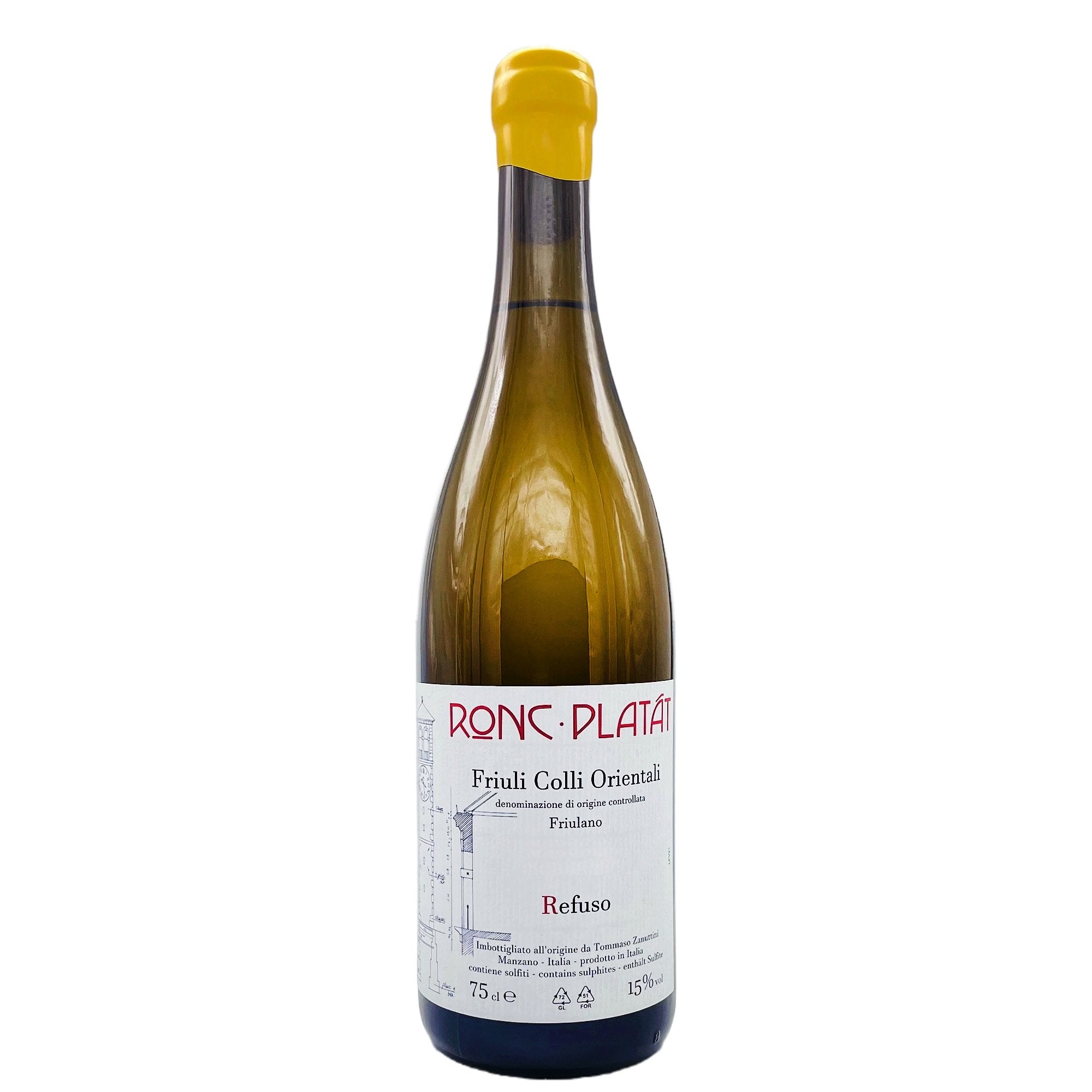 Friuli Colli Orientali Friulano DOC "Refuso" 2022 - Ronc Platát