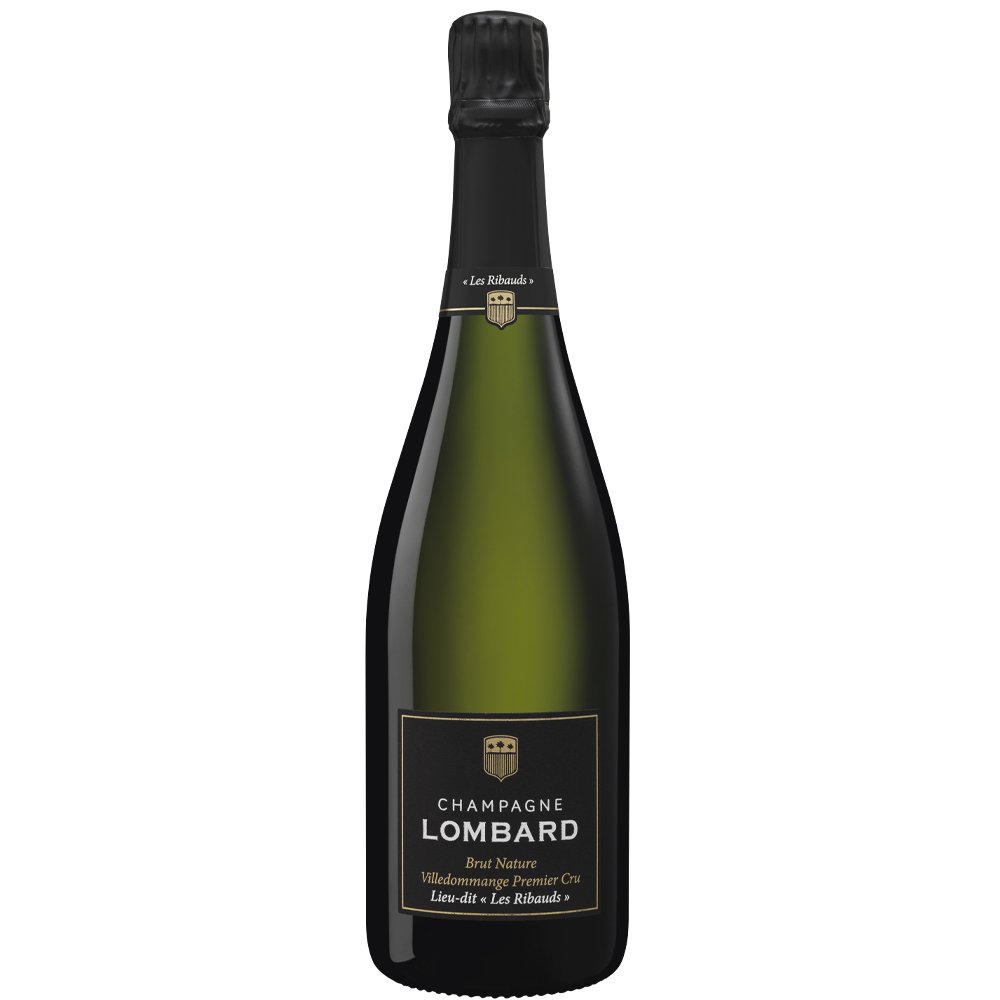 Champagne Brut Nature Premier Cru Villedommange "Les Ribauds" Blanc de Noirs - Lombard