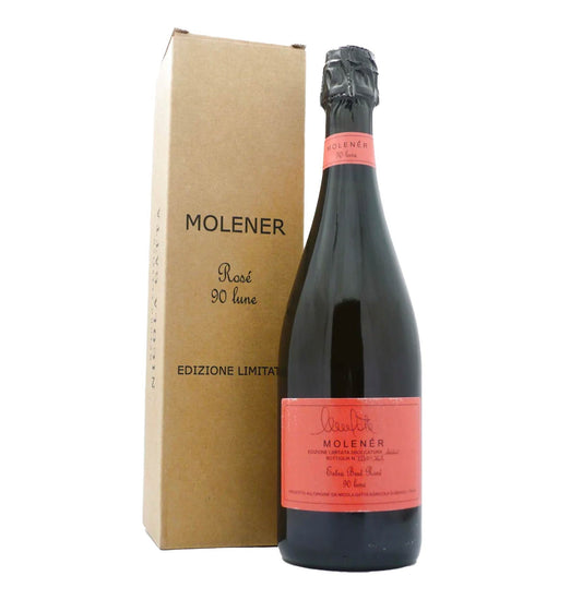 Spumante Metodo Classico Extra Brut "Molenér Rosé 90 Lune" Riserva - Nicola Gatta (astucciato)