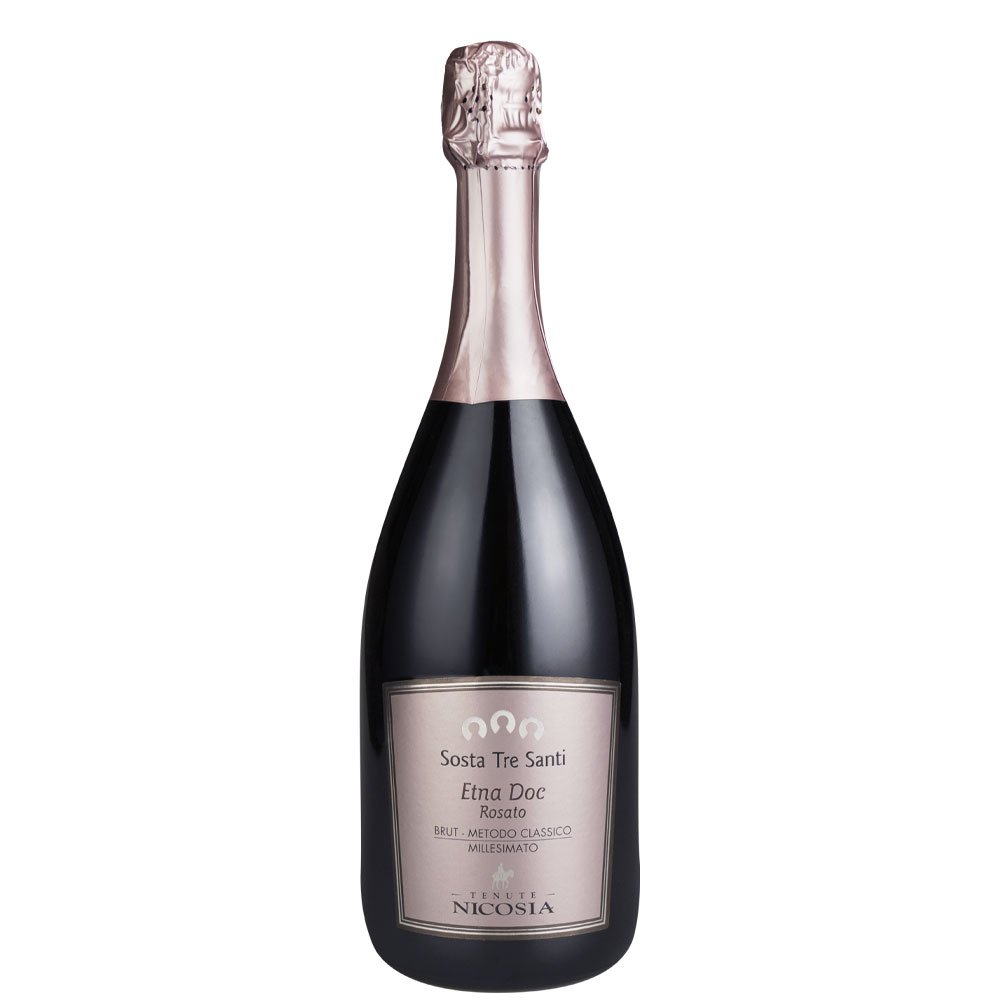 Etna Spumante Brut Rosato DOC "Sosta Tre Santi" 2021 - Nicosia