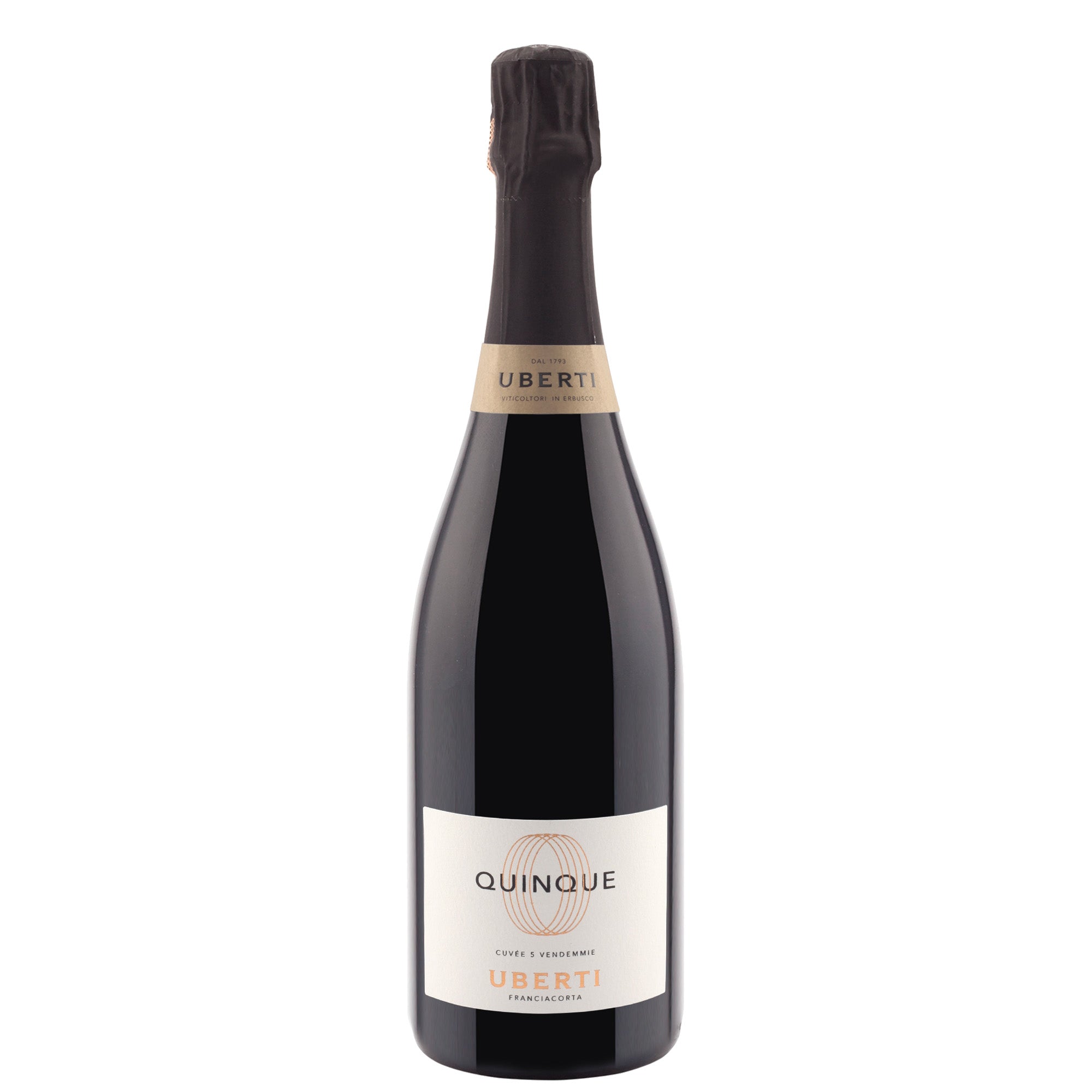 Franciacorta Extra Brut DOCG “Quinque” Cuvée 5 Vendemmie - Uberti