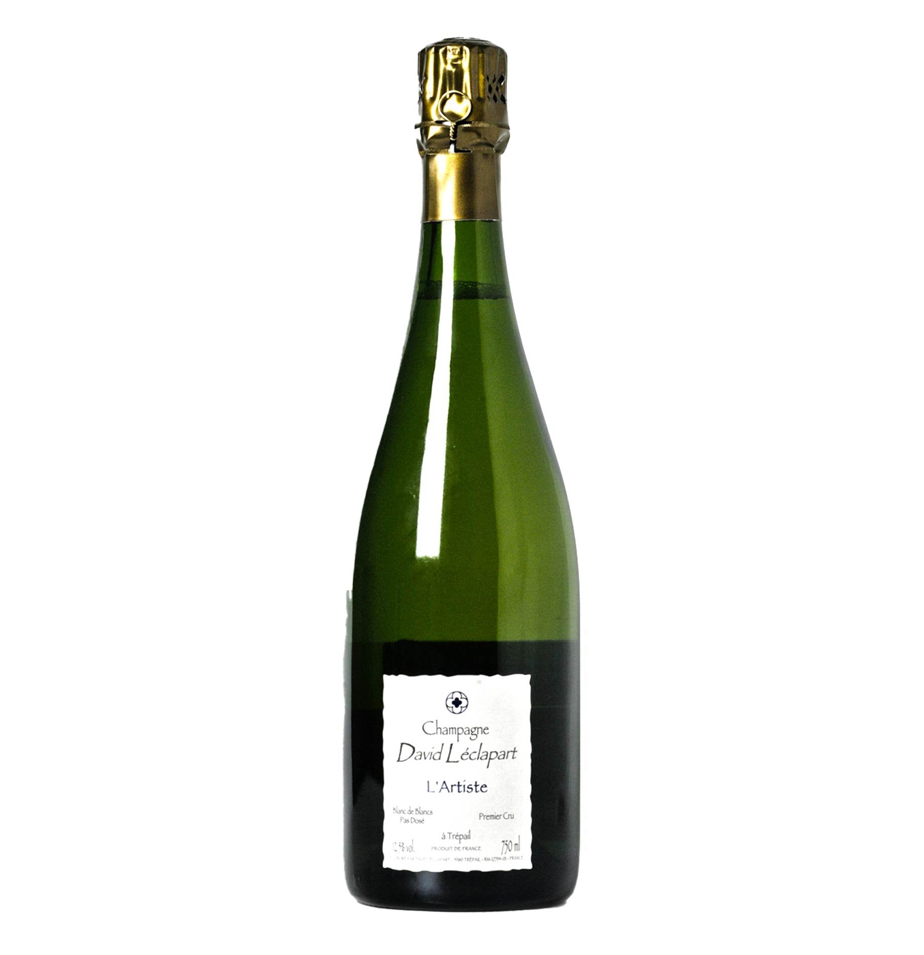 Champagne Pas Dosè Blanc de Blancs Premier Cru "L'Artiste" - David Léclapart