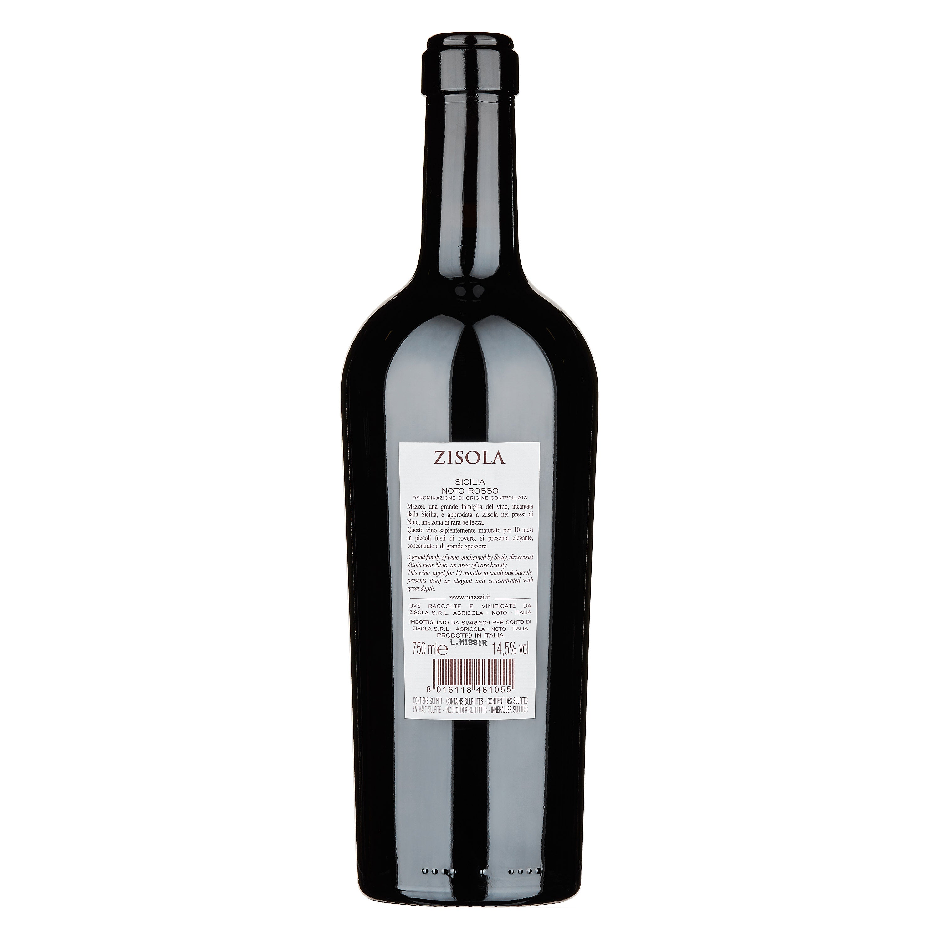 Sicilia Rosso DOC “Zisola” 2022 - Mazzei, Zisola